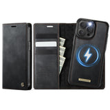 CaseMe iPhone 15 Pro Max Fodral C49 Series Svart