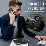 CaseMe iPhone 15 Pro Max Fodral C49 Series Svart