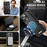 CaseMe iPhone 15 Pro Max Fodral C49 Series Svart