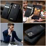CaseMe iPhone 15 Pro Max Fodral C49 Series Svart