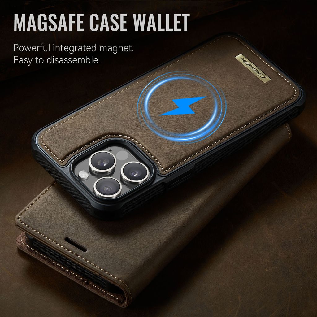 CaseMe iPhone 15 Pro Max Fodral C49 Series Brun