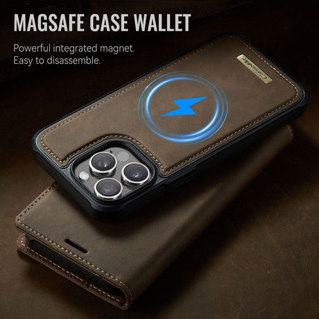 CaseMe iPhone 15 Pro Max Fodral C49 Series Brun