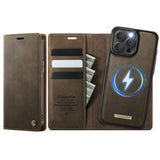 CaseMe iPhone 15 Pro Max Fodral C49 Series Brun