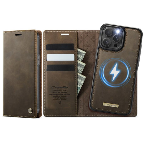 CaseMe iPhone 15 Pro Max Fodral C49 Series Brun