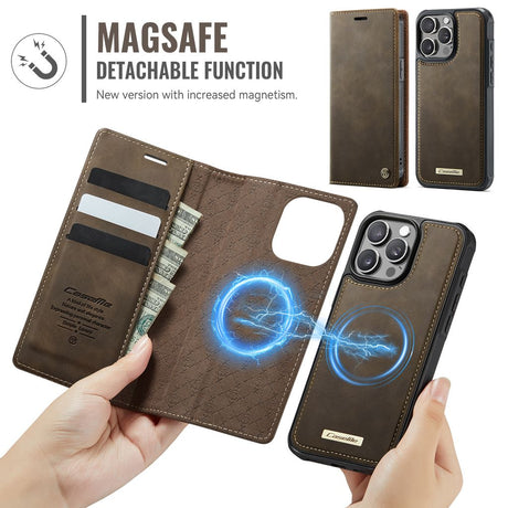 CaseMe iPhone 15 Pro Max Fodral C49 Series Brun
