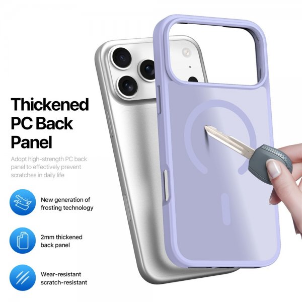 Dux Ducis iPhone 17 Pro Skal Yind Series MagSafe Lila
