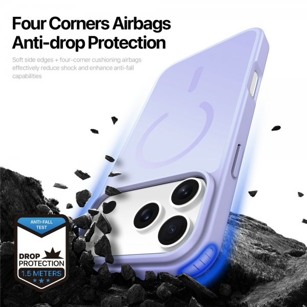 Dux Ducis iPhone 17 Pro Max Skal Yind Series MagSafe Lila