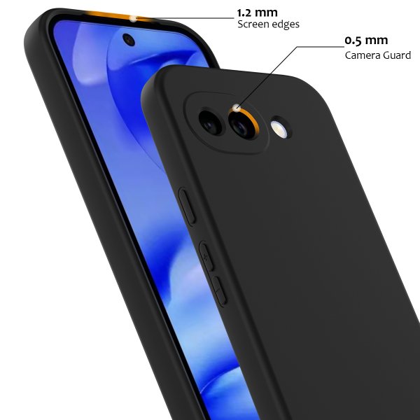 Google Pixel 10a Skal med Strap Silikon MagSafe Svart