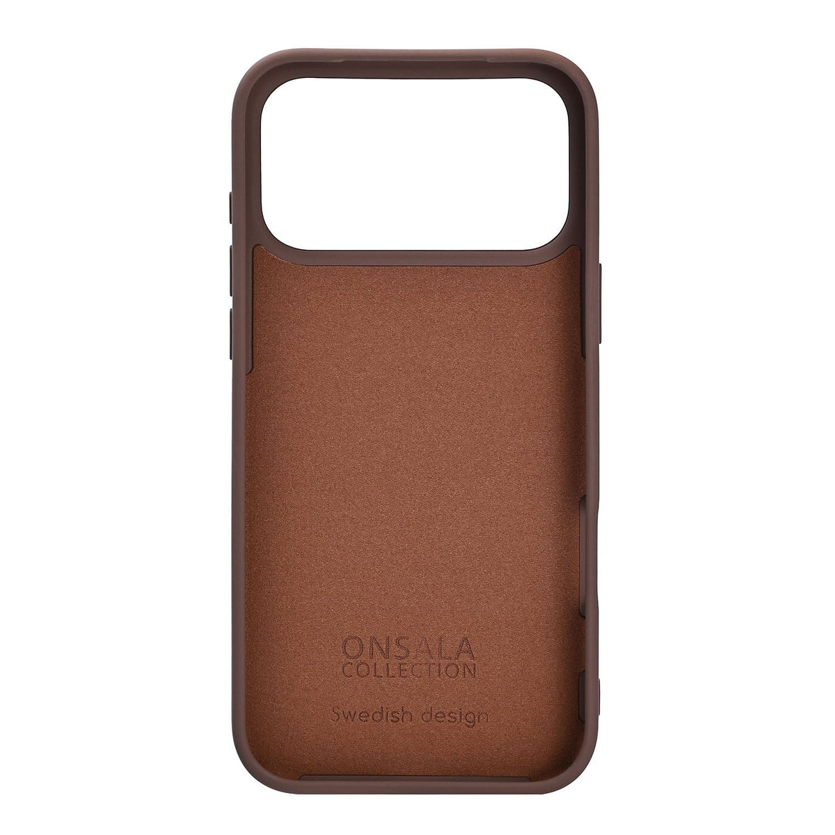 Onsala iPhone 17 Pro Max/iPhone 18 Pro Max Skal Silikonkänsla Chocolate