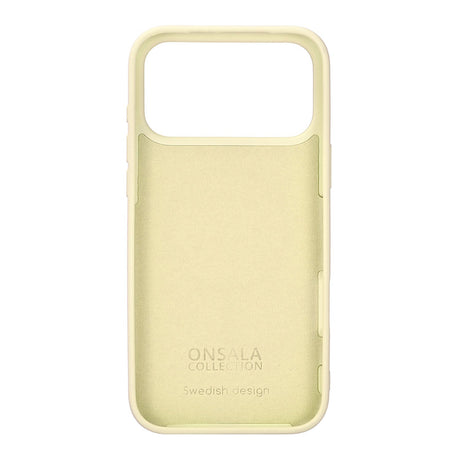 Onsala iPhone 17 Pro Max/iPhone 18 Pro Max Skal Silikonkänsla Lemon