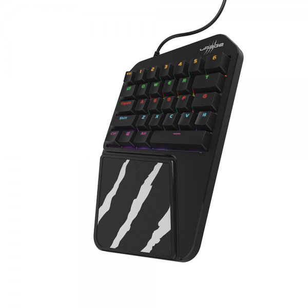 uRage Mobilt Enhands Gaming Tangentbord Exodus 410