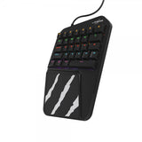 uRage Mobilt Enhands Gaming Tangentbord Exodus 410
