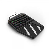 uRage Mobilt Enhands Gaming Tangentbord Exodus 410