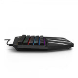 uRage Mobilt Enhands Gaming Tangentbord Exodus 410