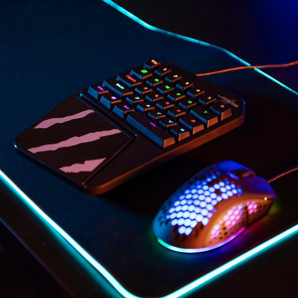 uRage Mobilt Enhands Gaming Tangentbord Exodus 410