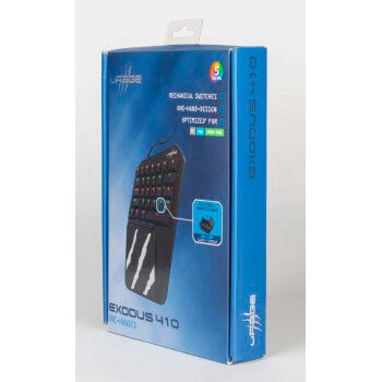 uRage Mobilt Enhands Gaming Tangentbord Exodus 410