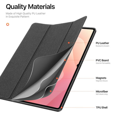 Dux Ducis Samsung Galaxy Tab S11 Ultra/S12 Ultra Fodral DOMO Series Svart
