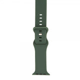Gear Apple Watch 44/45/46mm/Apple Watch Ultra Armband Silikon Olivgrön