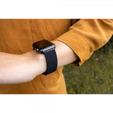 Gear Apple Watch 44/45/46mm/Apple Watch Ultra Armband Flätad Nylon Svart