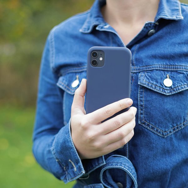 Onsala iPhone 11 Pro Max Skal Silikon Cobalt Blue
