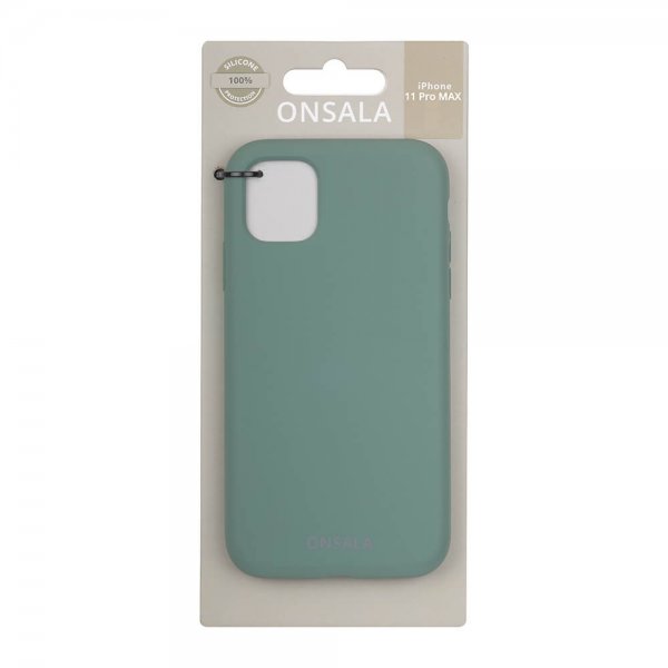 Onsala iPhone 11 Pro Max Skal Silikon Pine Green