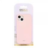 Onsala iPhone 12/iPhone 12 Pro Skal Silikon Chalk Pink