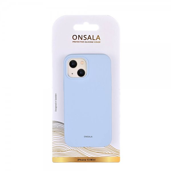 Onsala iPhone 13 Mini Skal Silikon Light Blue