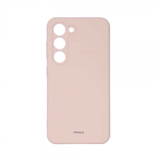 Onsala Samsung Galaxy S23 Skal Silikon Chalk Pink