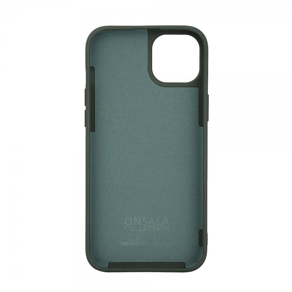 Onsala iPhone 15 Plus Skal Silicone Touch MagSeries Olive Green