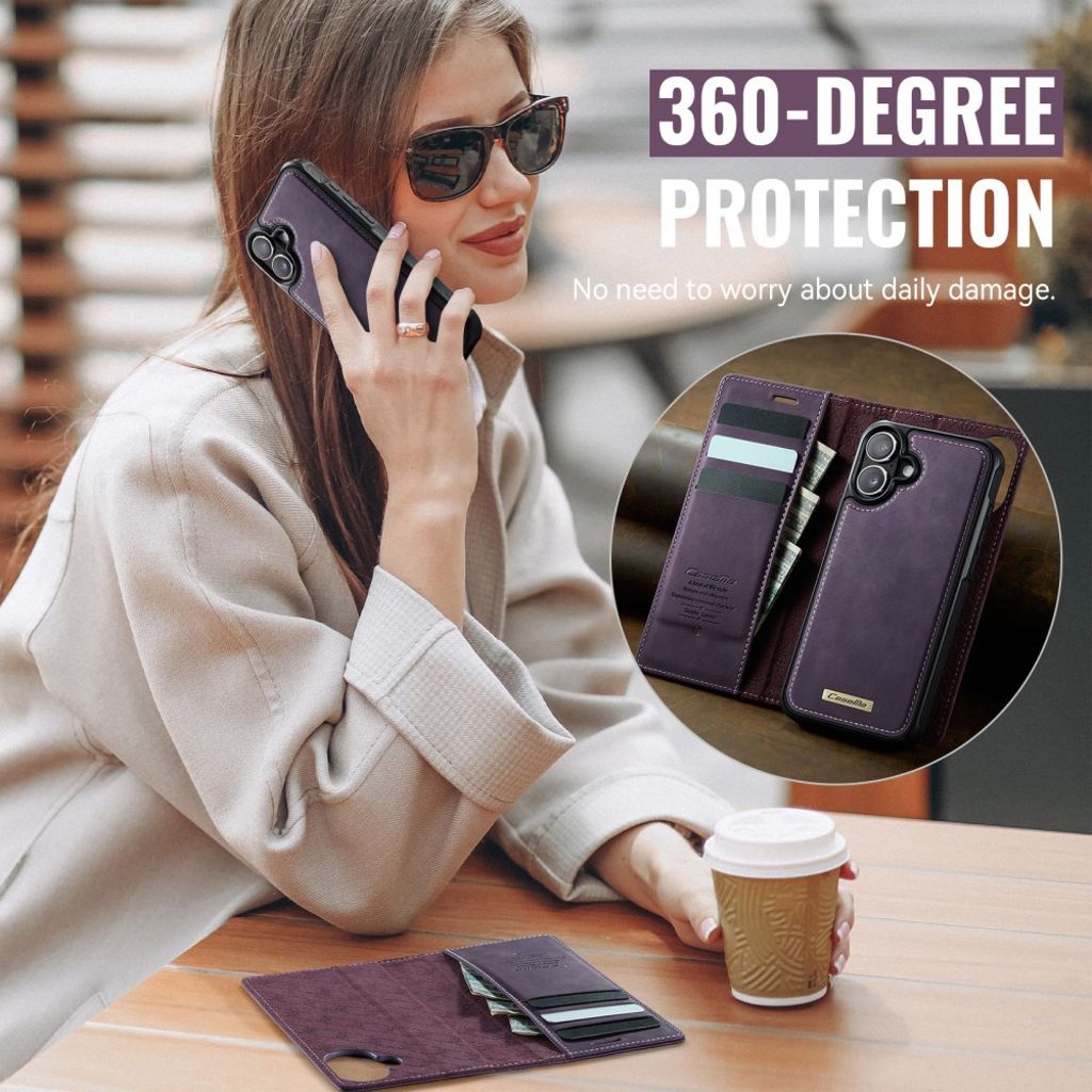 CaseMe iPhone 17 Fodral C49 Series Lila