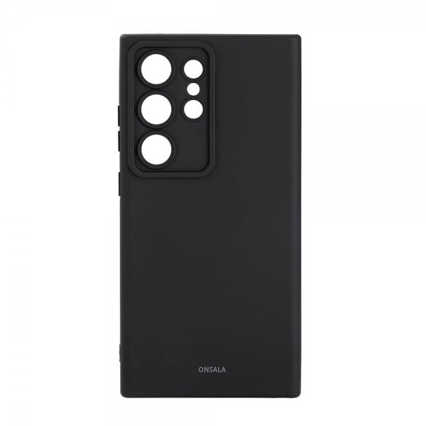 Onsala Samsung Galaxy S24 Ultra Skal Silikon Svart