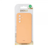 Onsala Samsung Galaxy A55 Skal Silikonkänsla Apricot
