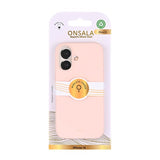 Onsala iPhone 16 Skal Silikonkänsla Chalk Pink