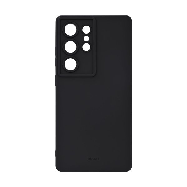 Onsala Samsung Galaxy S25 Ultra Skal Silikonkänsla Svart