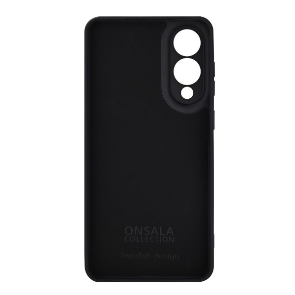 Onsala Samsung Galaxy S25 Edge Skal Silikonkänsla Svart