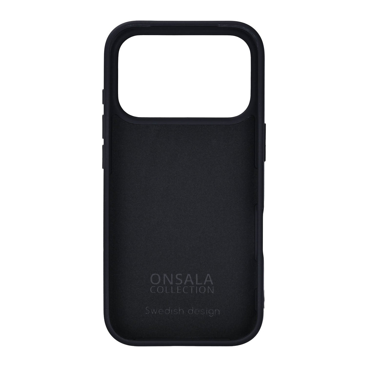 Onsala iPhone 17 Pro/iPhone 18 Pro Skal Silikonkänsla Svart