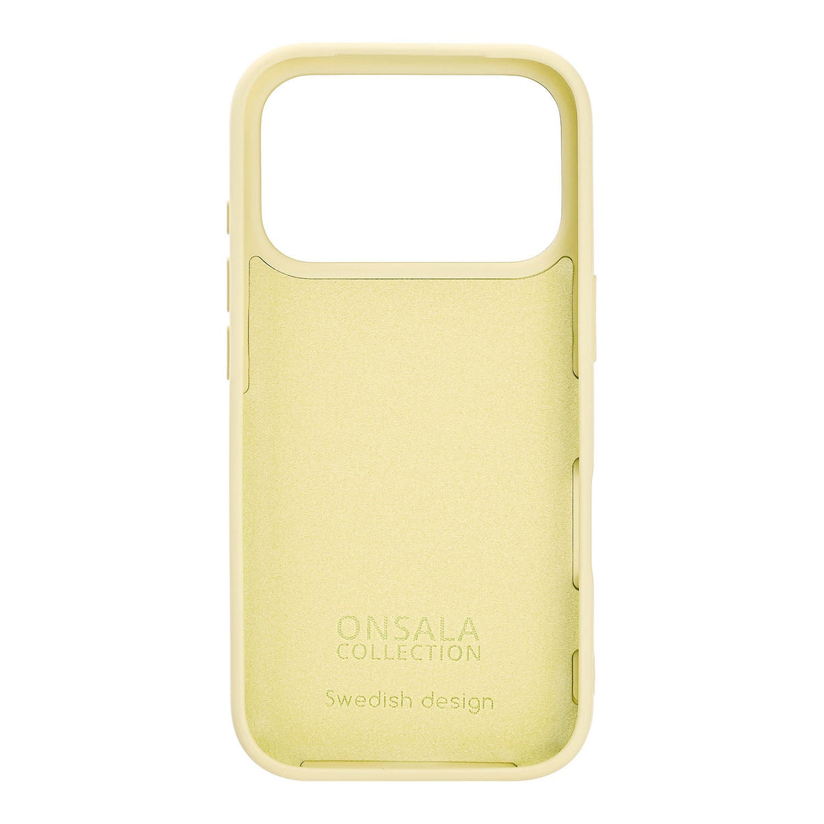 Onsala iPhone 17 Pro/iPhone 18 Pro Skal Silikonkänsla Lemon