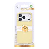 Onsala iPhone 17 Pro/iPhone 18 Pro Skal Silikonkänsla Lemon