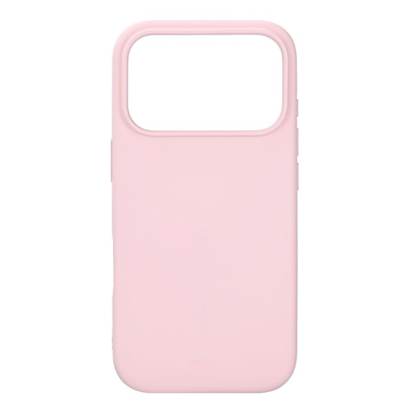 Onsala iPhone 17 Pro Skal Silikonkänsla Chalk Pink