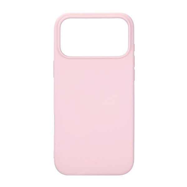 Onsala iPhone 17 Pro Max Skal Silikonkänsla Chalk Pink