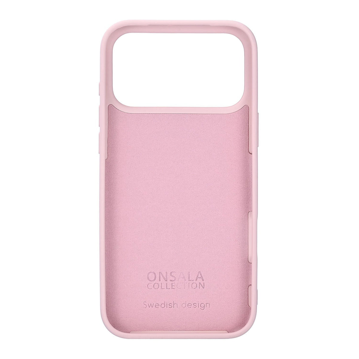 Onsala iPhone 17 Pro Max/iPhone 18 Pro Max Skal Silikonkänsla Chalk Pink