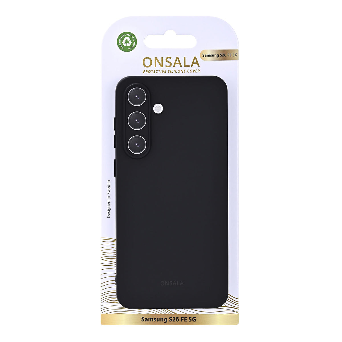 Onsala Samsung Galaxy S26 FE Skal Silikonkänsla Svart