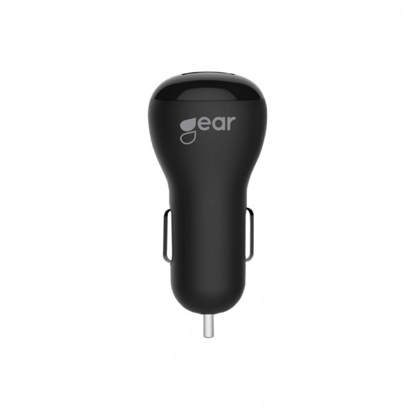 Gear Billaddare 1xUSB 1A Svart