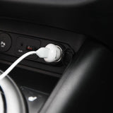 Gear Billaddare 1xUSB 1A Micro-USB Kabel 1m Vit