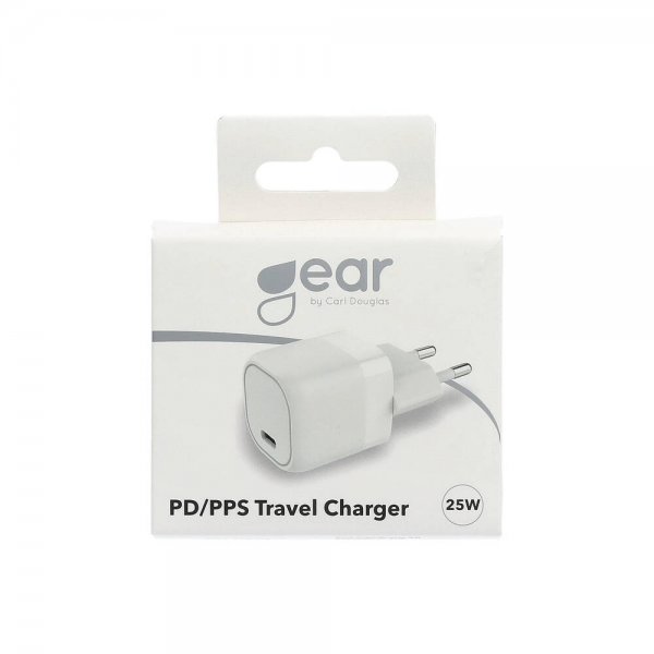 Gear Laddare 1xUSB-C PD/PPS 25W Vit