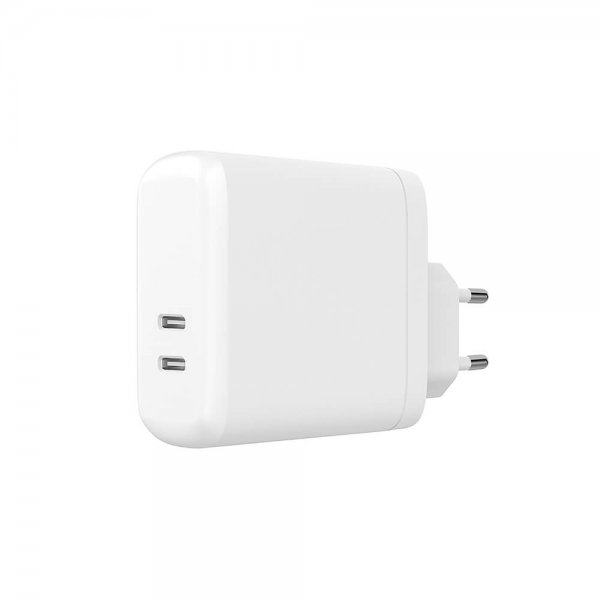 Gear Laddare 2xUSB-C PD 60W Vit