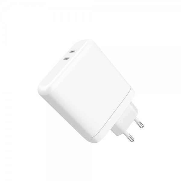 Gear Laddare 2xUSB-C PD 60W Vit