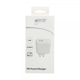 Gear Laddare 2xUSB-C PD 60W Vit