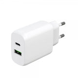 Gear Laddare PD/PPS Travel Charger 30W + QC 18W Vit