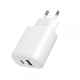 Gear Laddare PD/PPS Travel Charger 30W + QC 18W Vit
